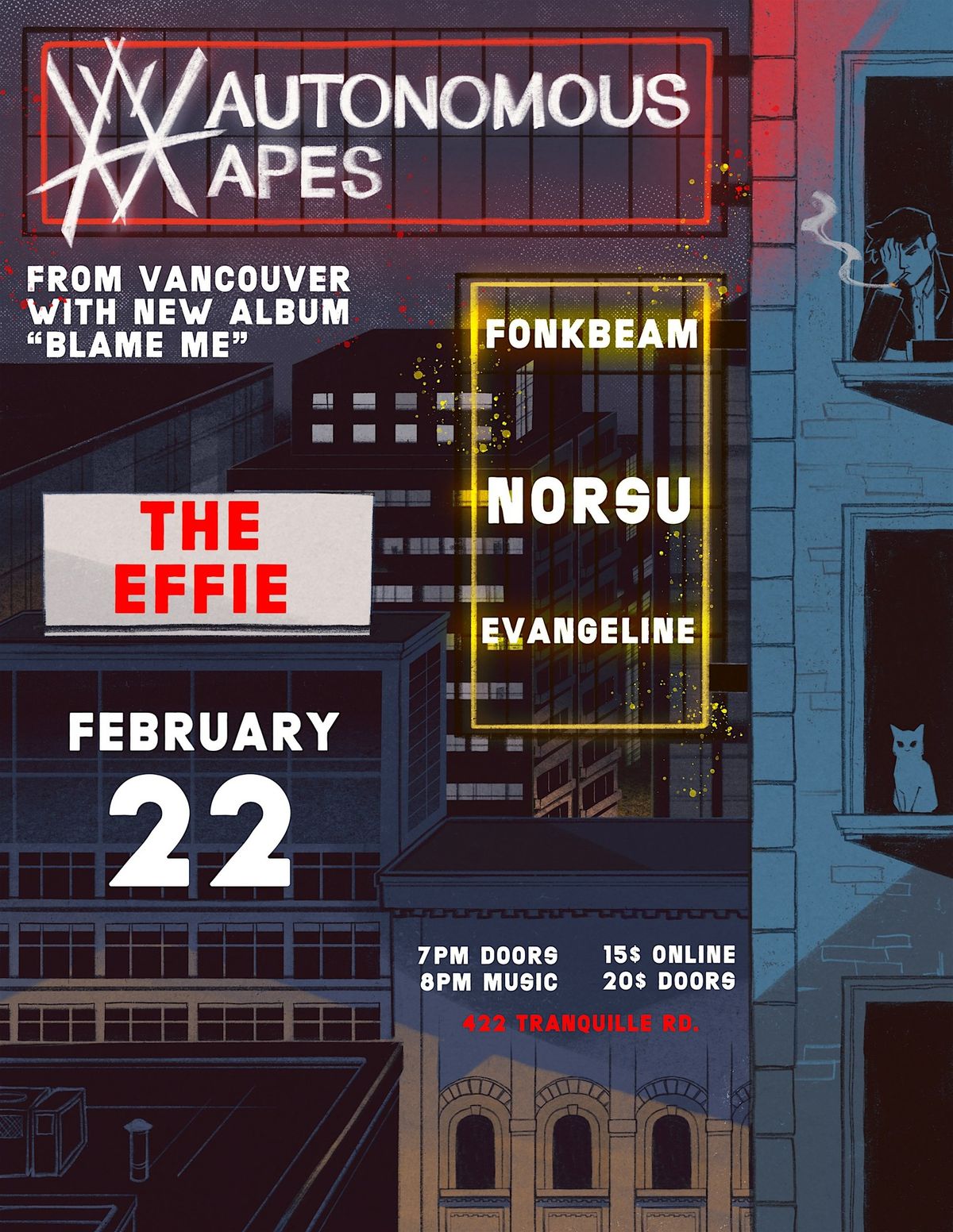 Autonomous Apes, Fonk Beam, Norsu, & Evangeline