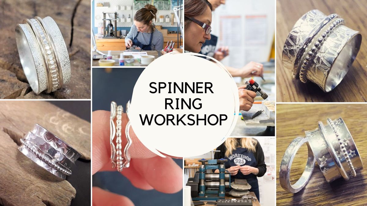 Silver Spinner Ring Workshop Sunday 10th November 10-5pm