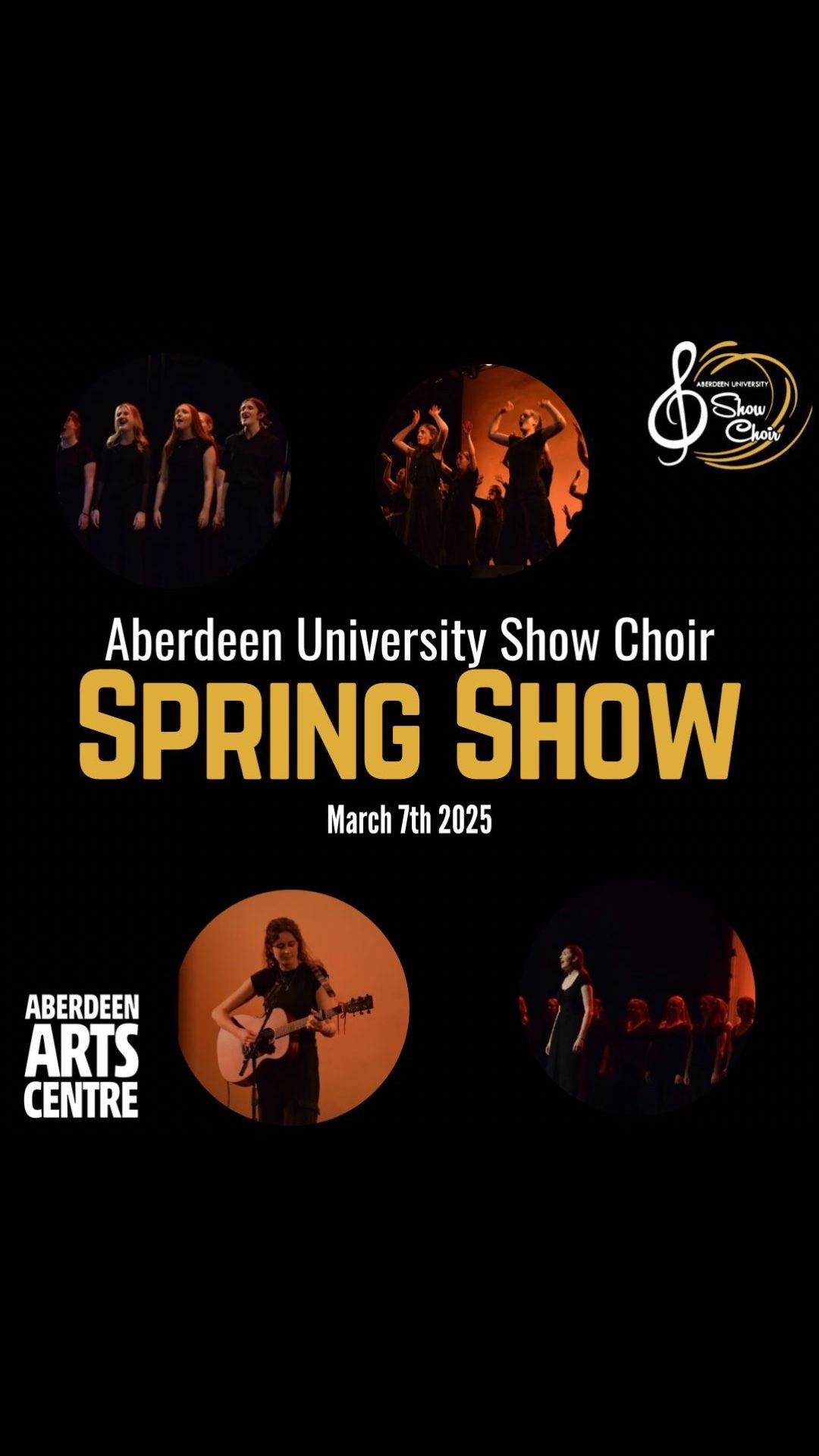 Aberdeen University Show Choir Spring Show 2025