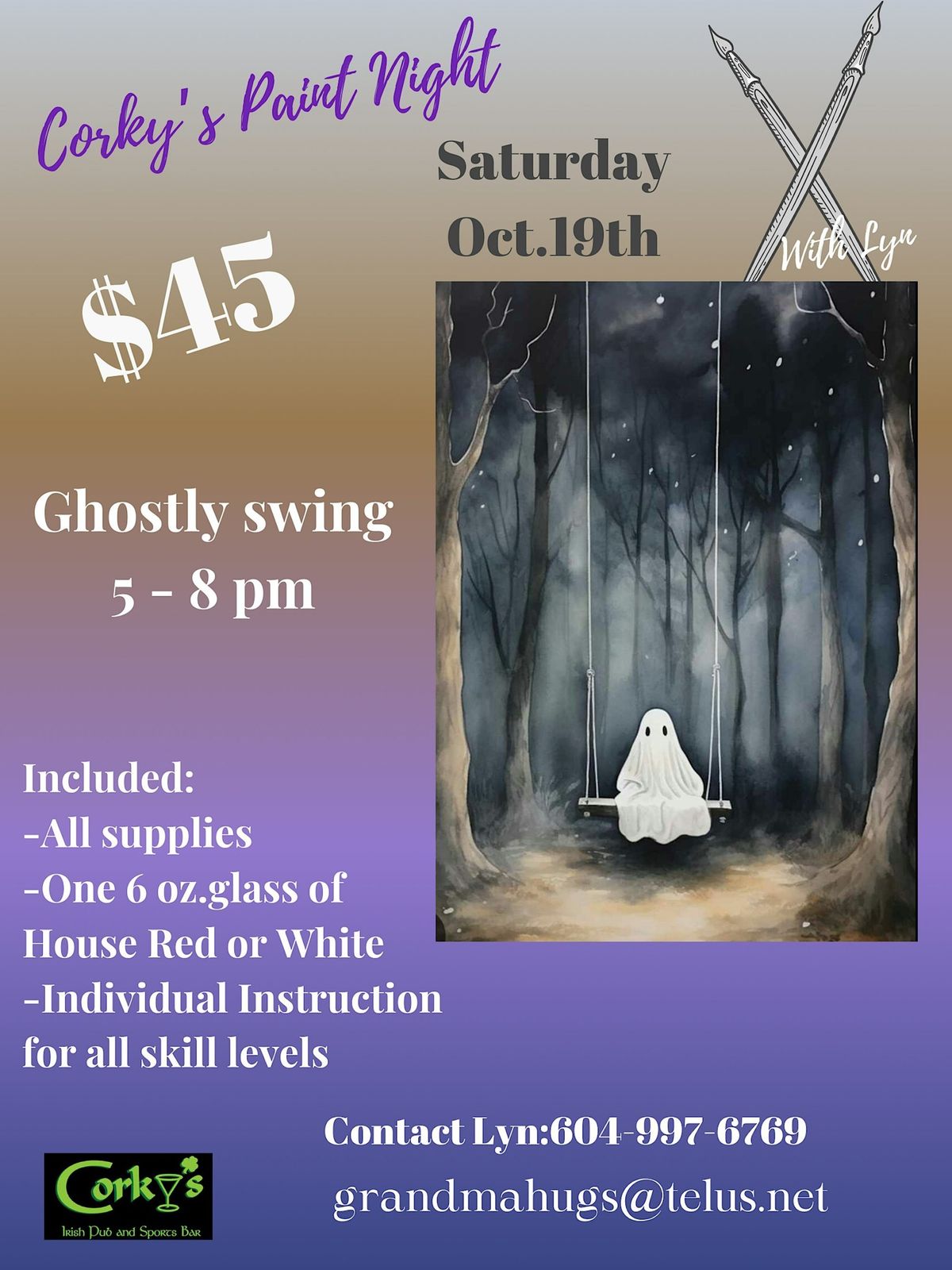 Ghostly Swing Paint Event