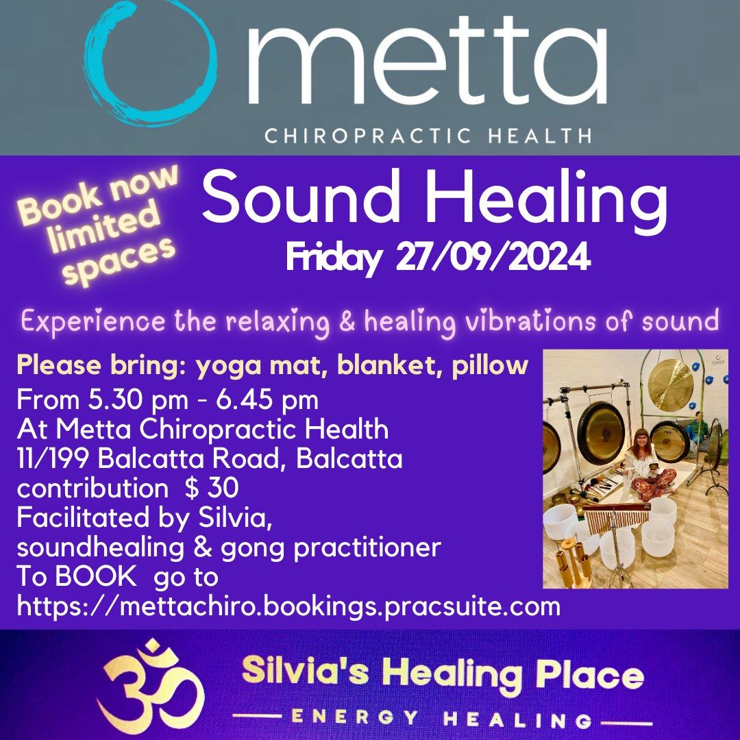 Sound Healing at Metta Chiropractic Health