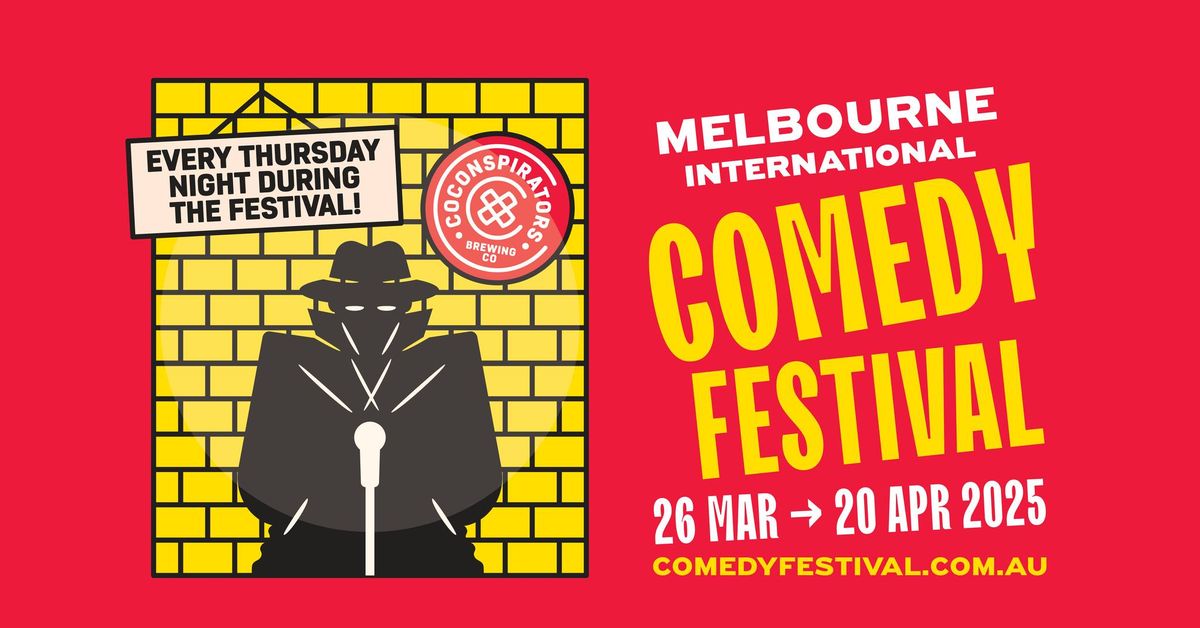 \ud83c\udfa4 Comedy at Co-Conspirators Brewpub \u2013 Melbourne International Comedy Festival Edition! \ud83c\udfa4