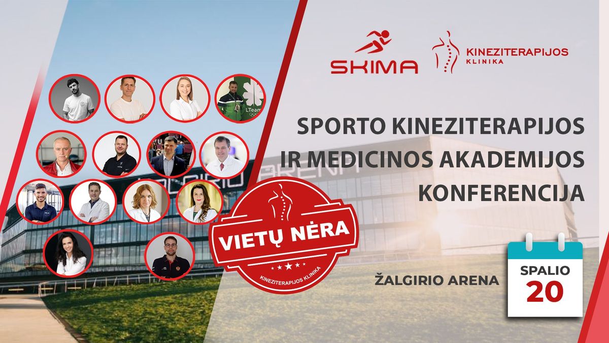 Sporto Kineziterapijos ir Medicinos akademijos konferencija