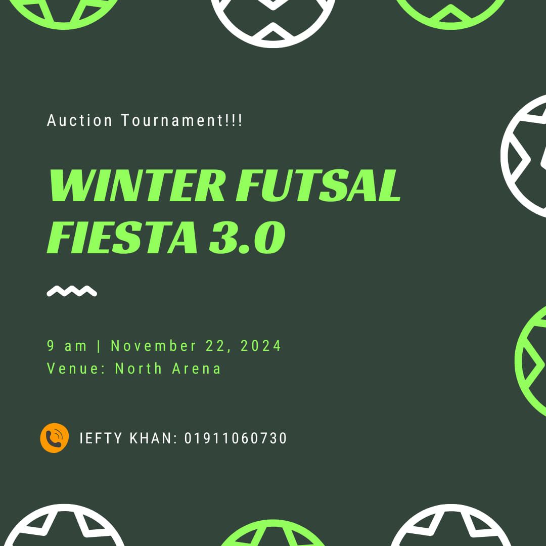 Winter Futsal Fiesta 3.0