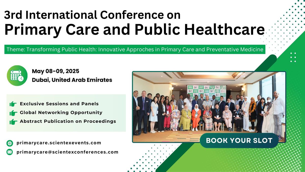 3rd International Conference on Primary Care and Public Healthcare