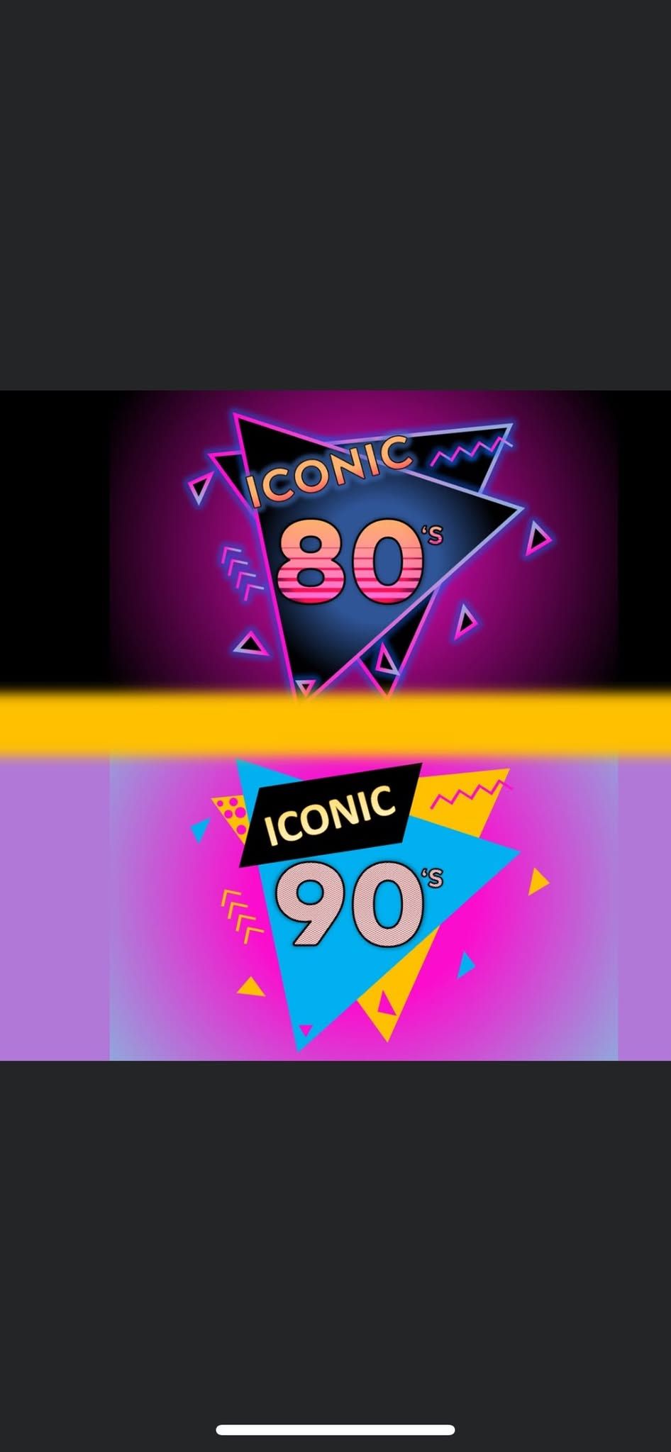 Iconic 80s vs 90 s band 