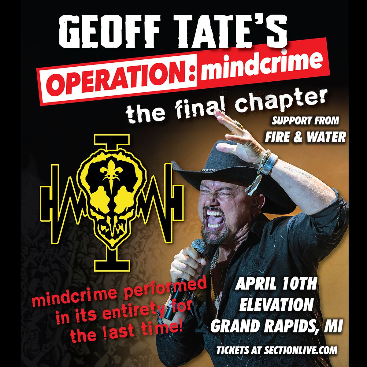 Geoff Tate's Operation: Mindcrime - The Final Chapter at Tarrytown Music Hall