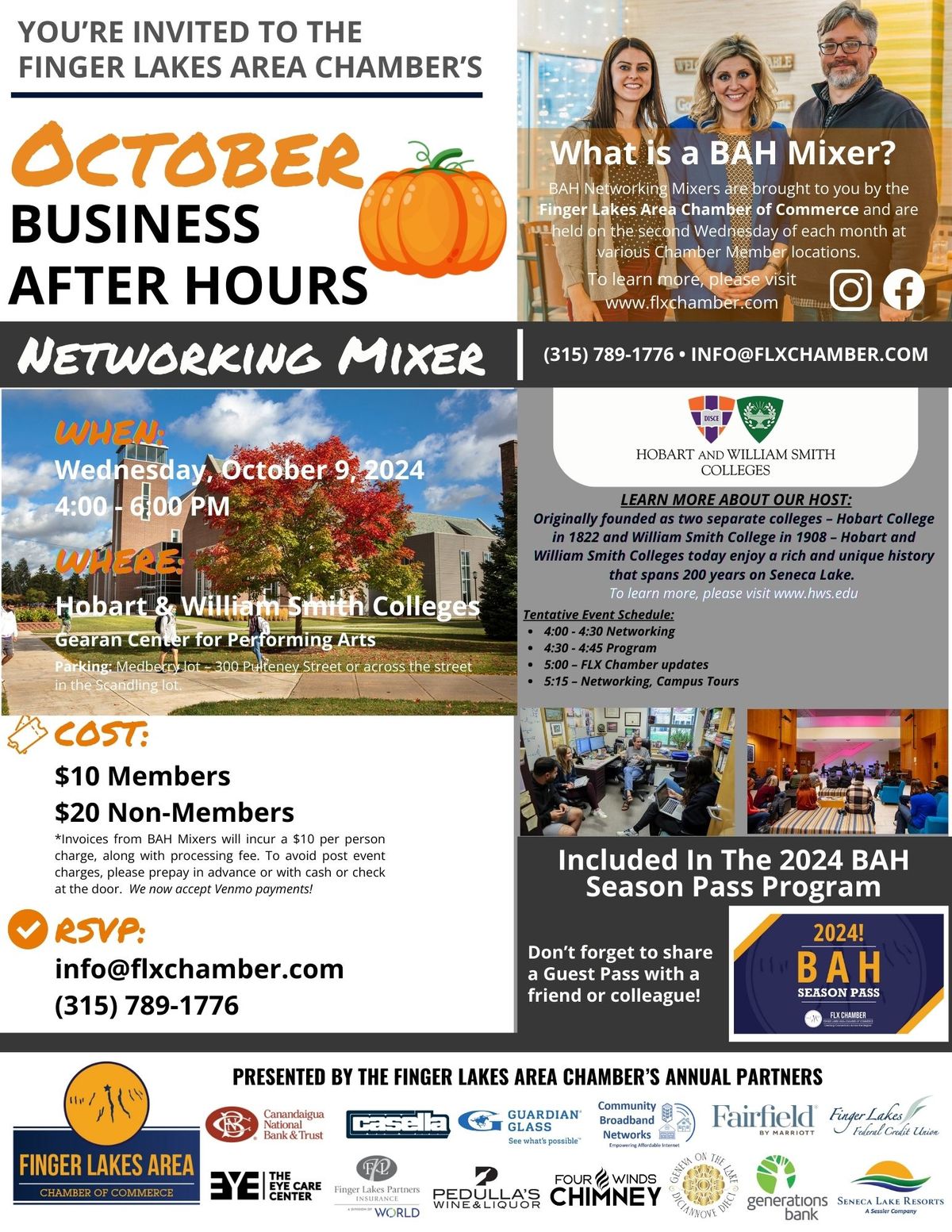 October Business After Hours Networking Mixer 