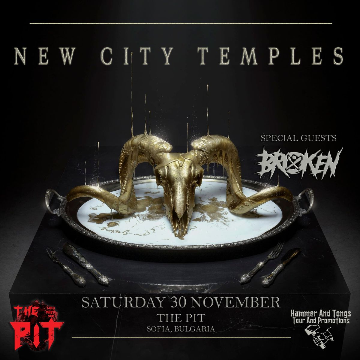 New City Temples (Greece ) + BROKEN (BG) Live in Sofia 