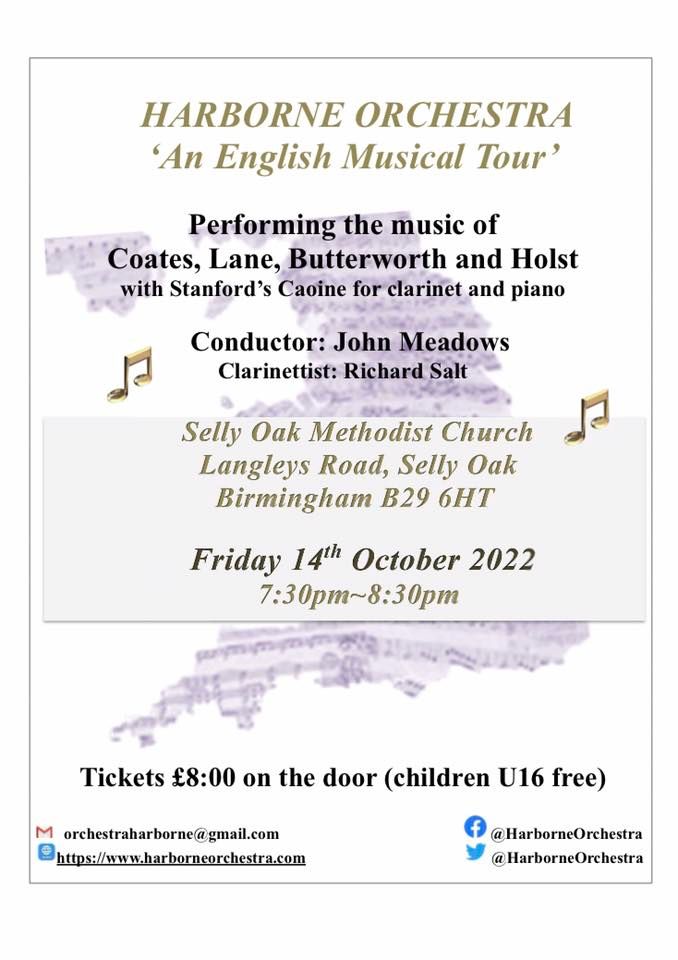 Concert - An English Musical Tour, featuring Coates, Lane, Butterworth and Holst