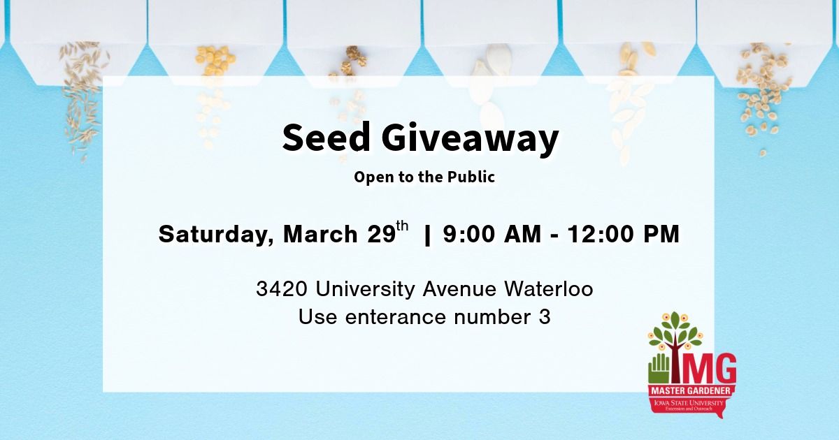 Annual Seed Giveaway