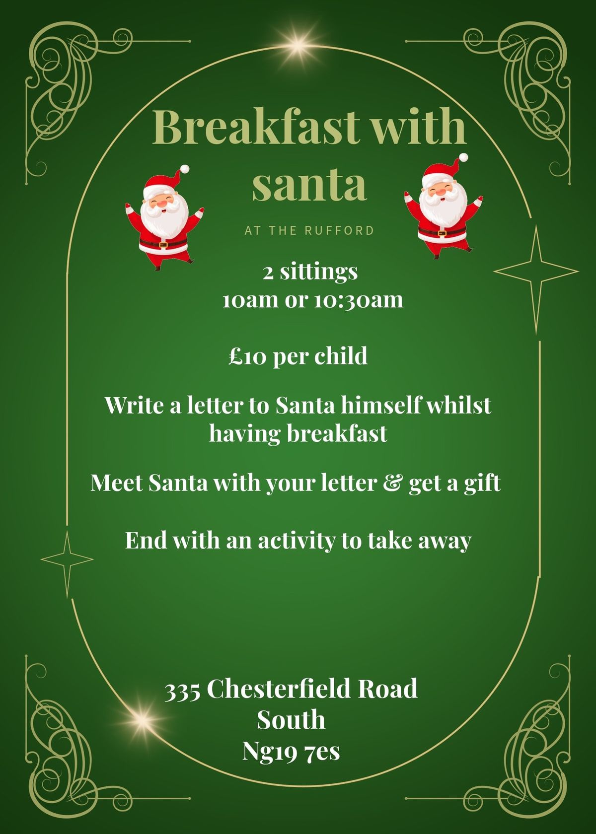 Breakfast With Santa \ud83c\udf85\ud83c\udffc