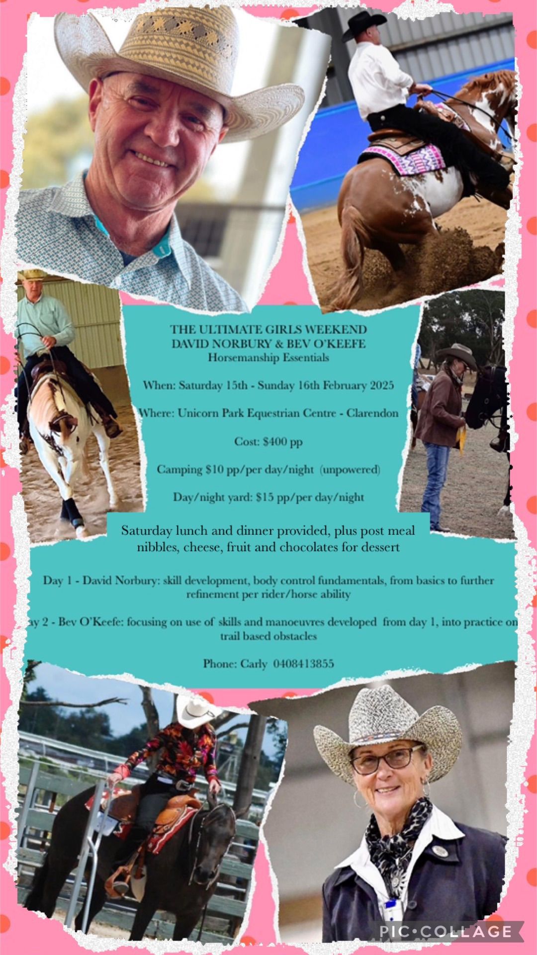 The Ultimate Girls Weekend - Horsemanship Essentials, with David Norbury and Bev O\u2019Keefe 