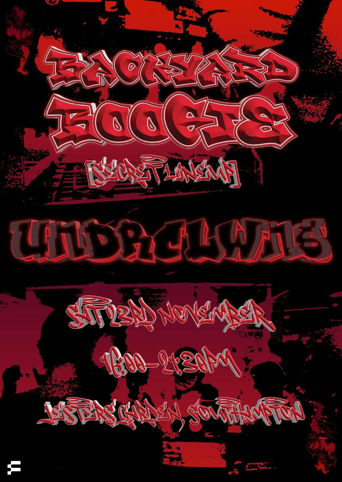 UNDRCLWNS Presents : BACKYARD BOOGIE