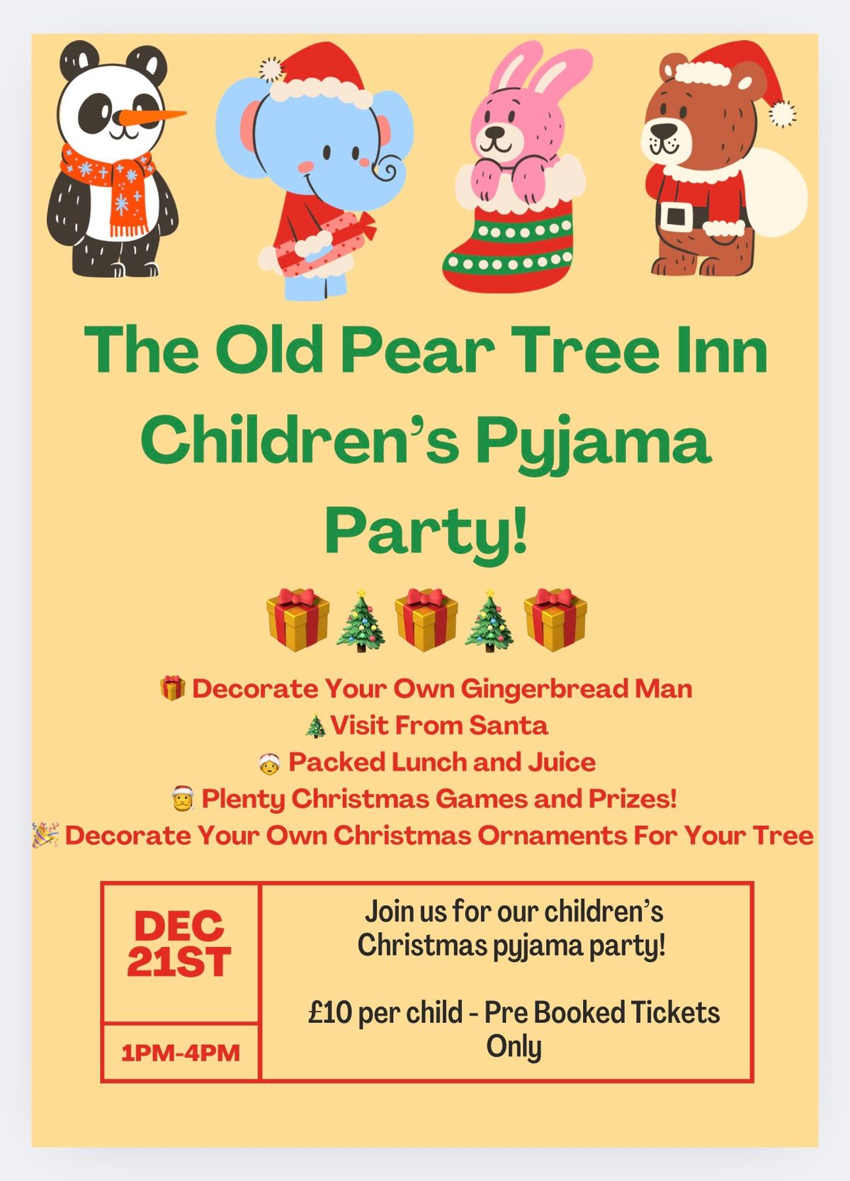 Children's Christmas Pyjama Party