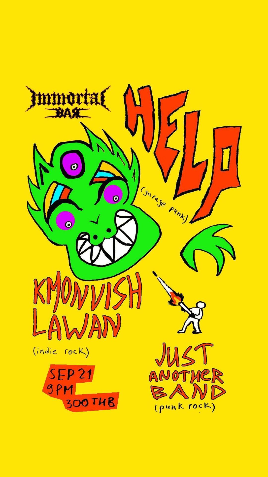 HELP x KMONVISH LAWAN x JUST ANOTHER BAND