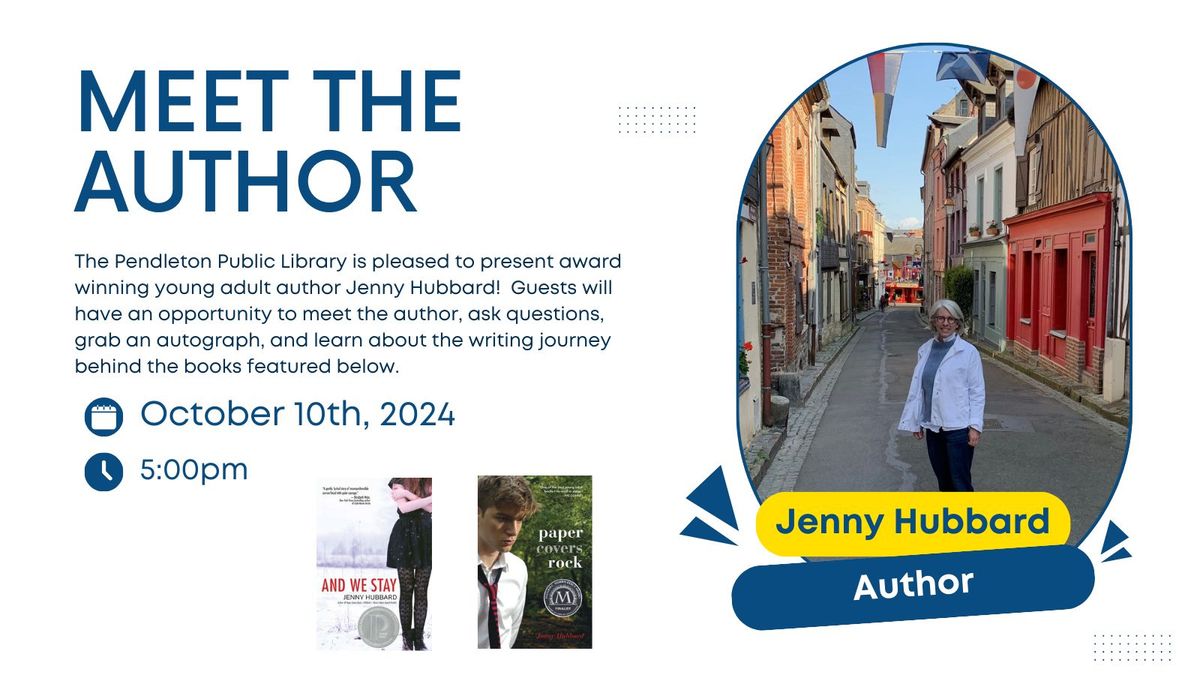 Author Visit: Jenny Hubbard