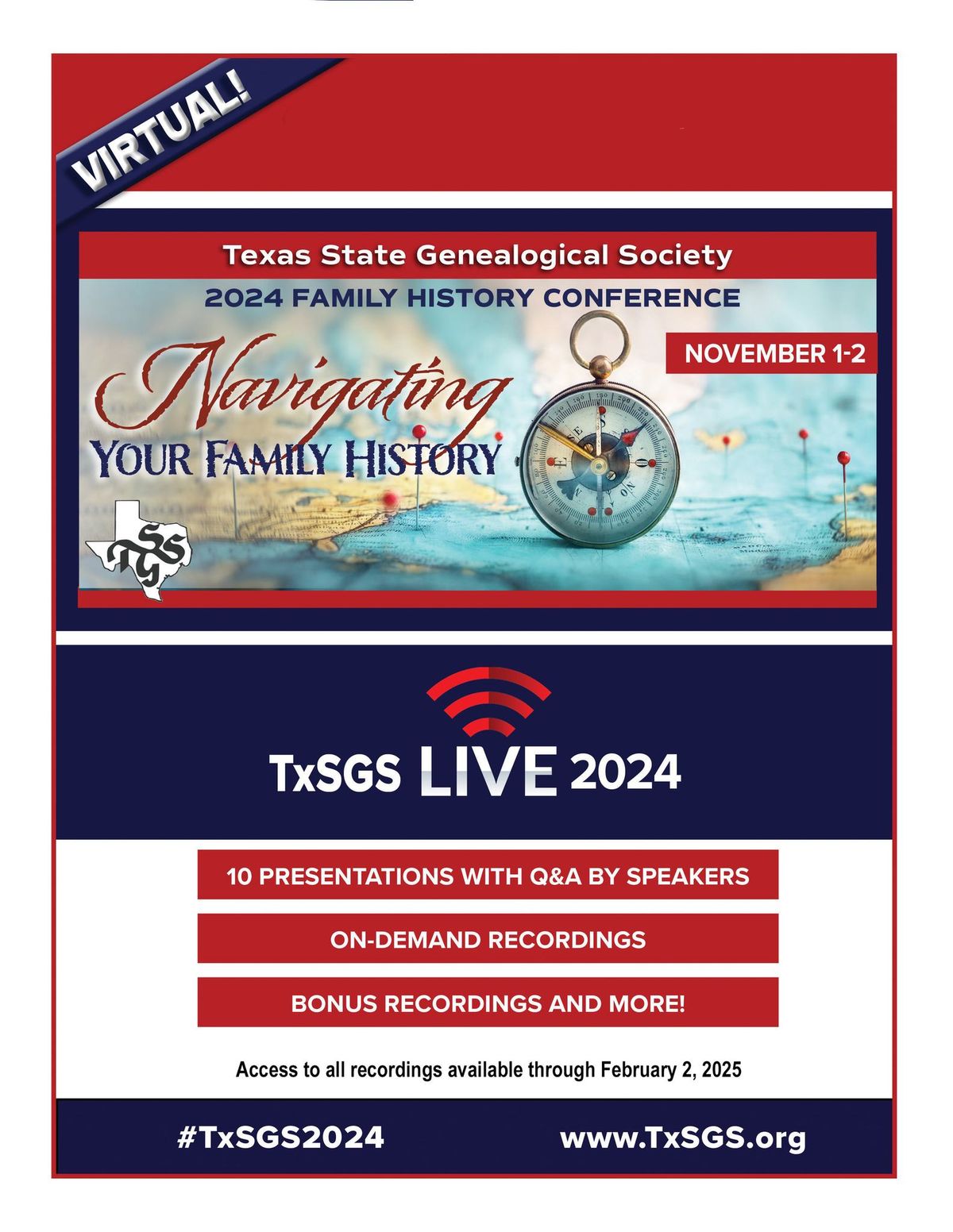 2024 TxSGS Family History Conference