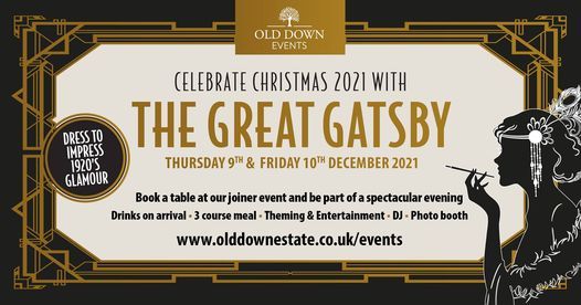 Christmas Parties - Great Gatsby Themed - Old Down Estate