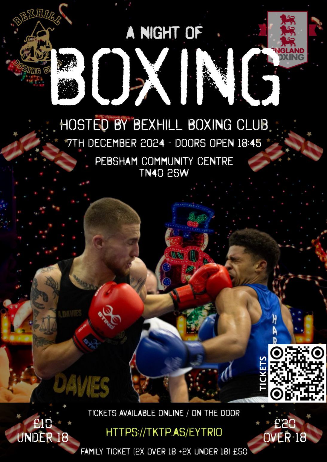 A night of Boxing - Hosted by Bexhill Amateur Boxing Club