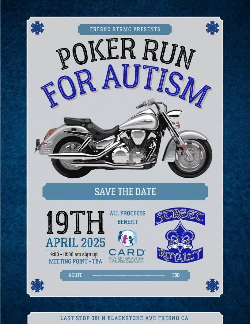 Poker Run for Autism