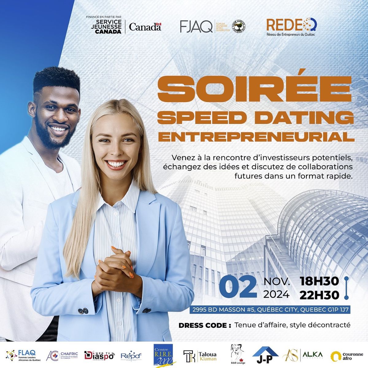 Soir\u00e9e Speed Dating Entrepreneurial