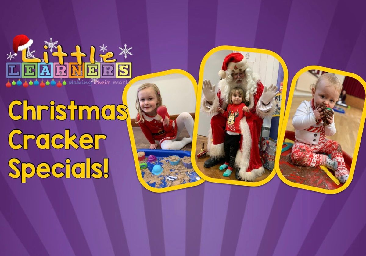 Christmas Cracker Messy Play Special - including visit from Santa (New Ash Green)