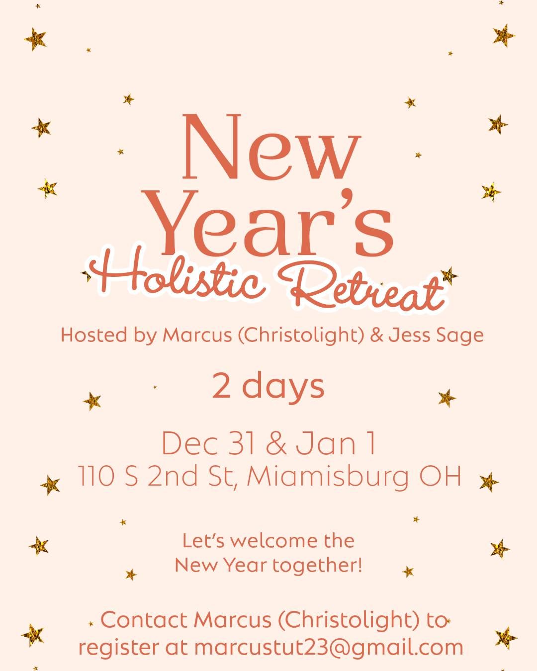 New Year's Holistic Retreat by Sacred Light