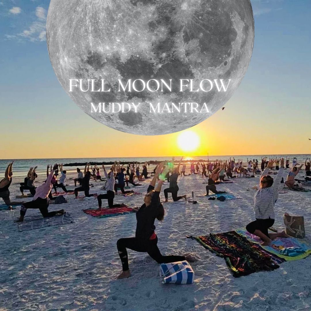 Sunset Beach Yoga - Full Moon Flow - Sturgeon Moon