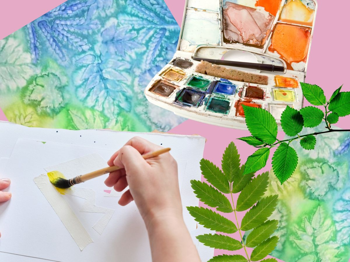 Botanical Impressions - Watercolour Prints! (7 - 14 years) | Summer Holiday Workshop