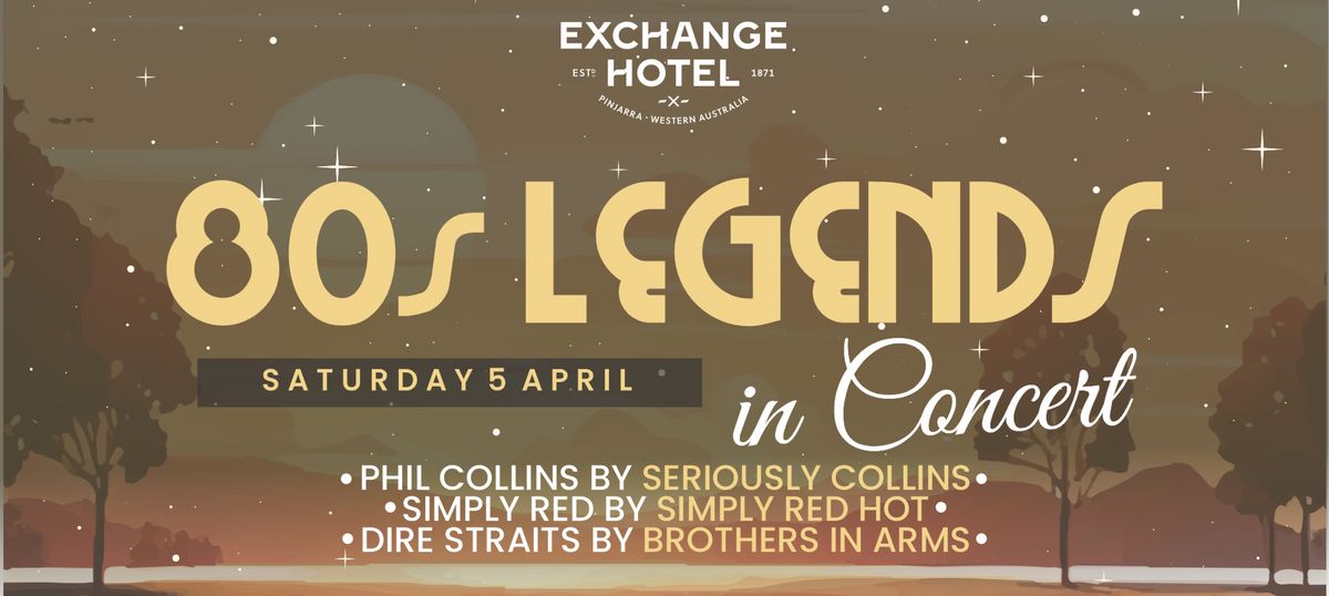 80's Legends in Concert - Pinjarra Amphitheatre 