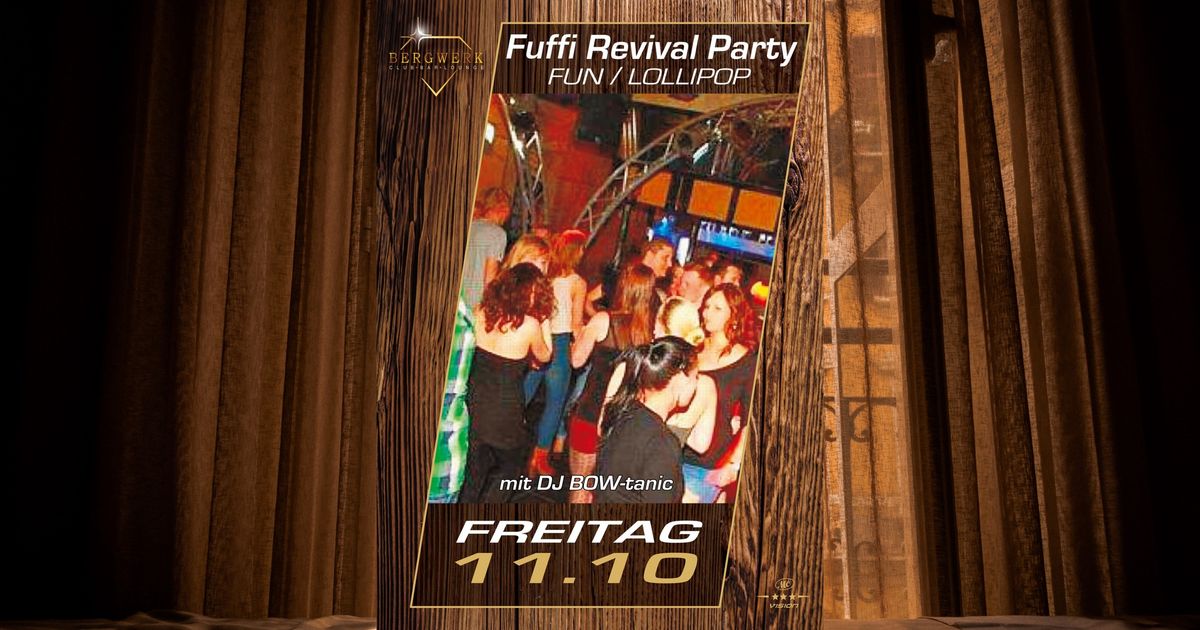 Fuffi Revival Party 90er\/2000er Hits mit DJ BOW-tanic im Club Bergwerk Potsdam