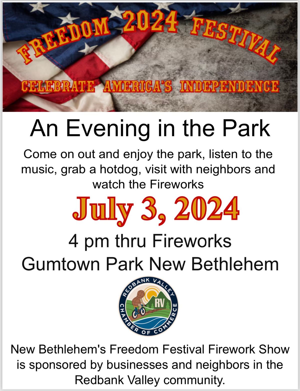 Freedom Fest & Fireworks 2024