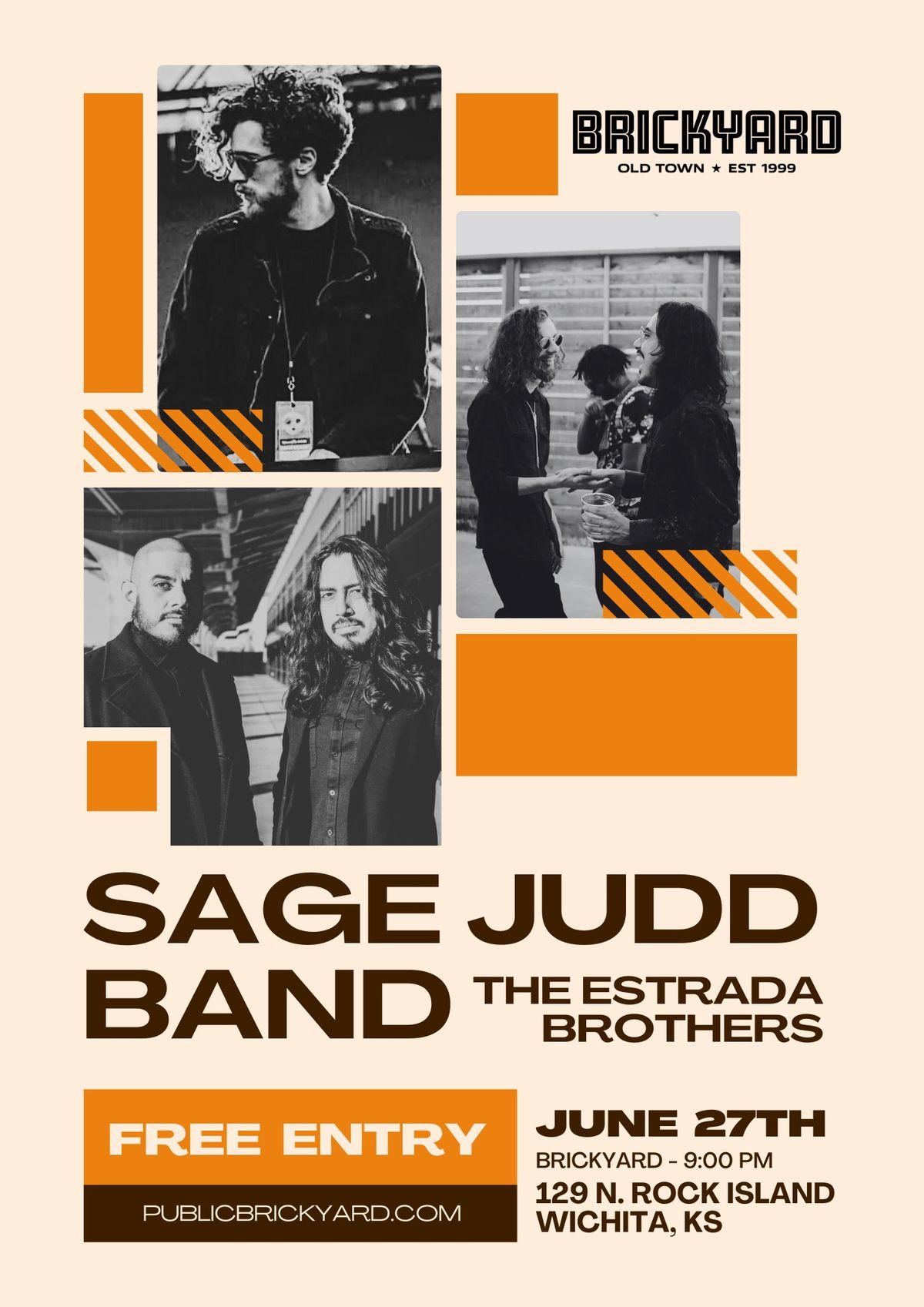 Sage Judd Band + Estrada Brothers (FREE)