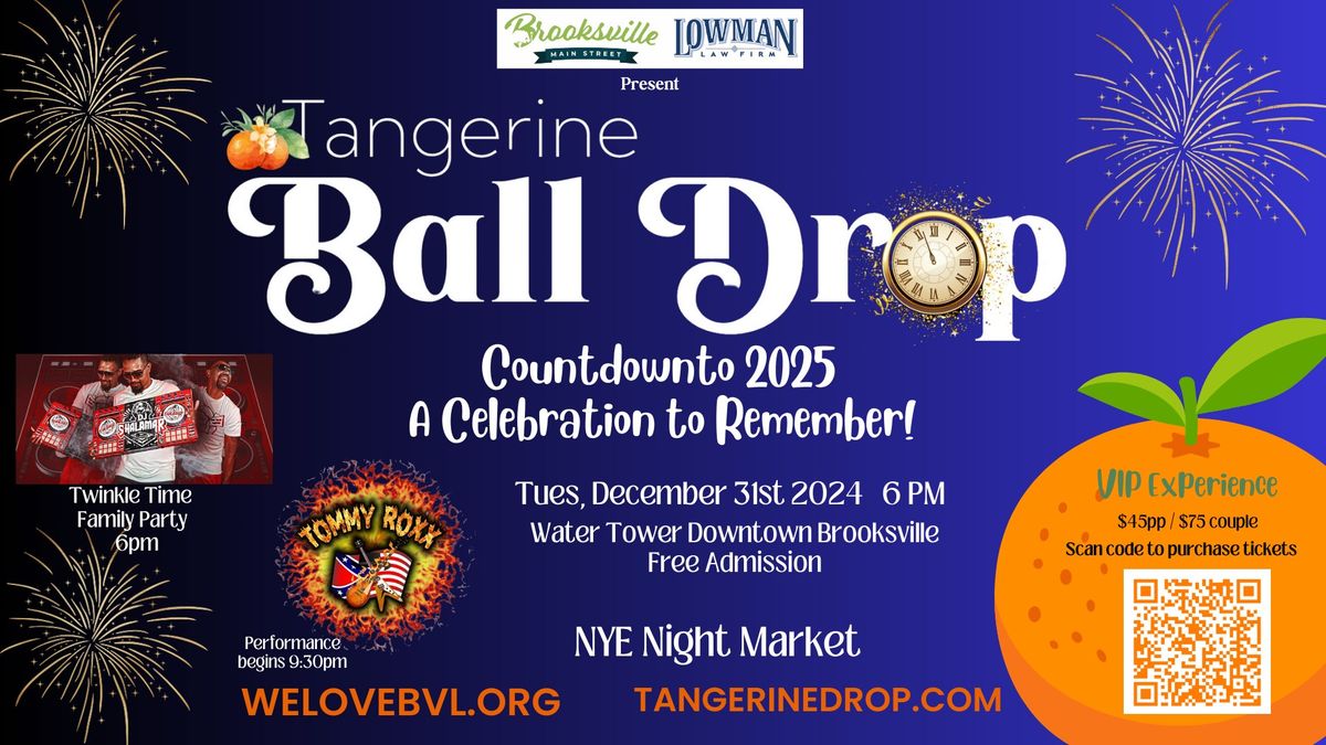 New Year's Eve Tangerine Ball Drop