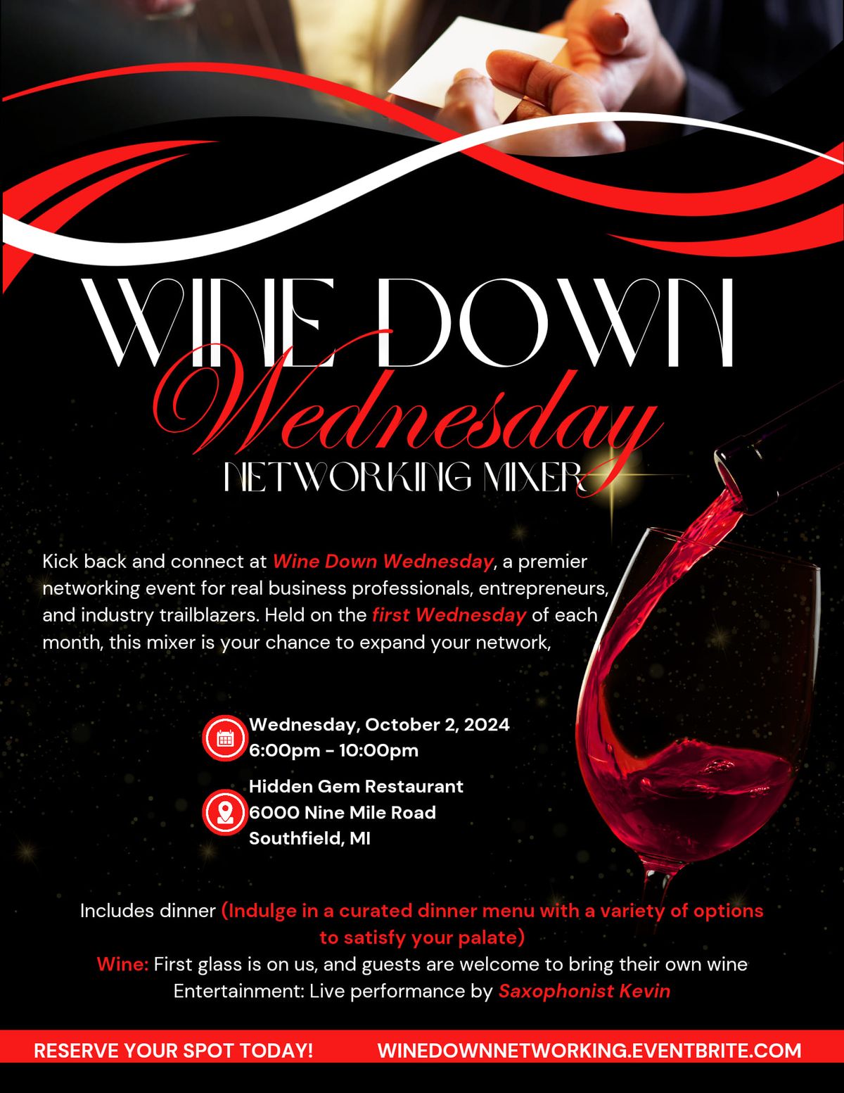 Wine Down Wednesday - Networking Mixer