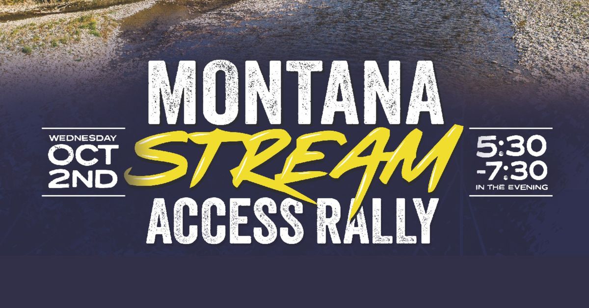 Montana Stream Access Rally