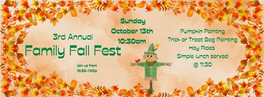 3rd Annual Family Fall Fest