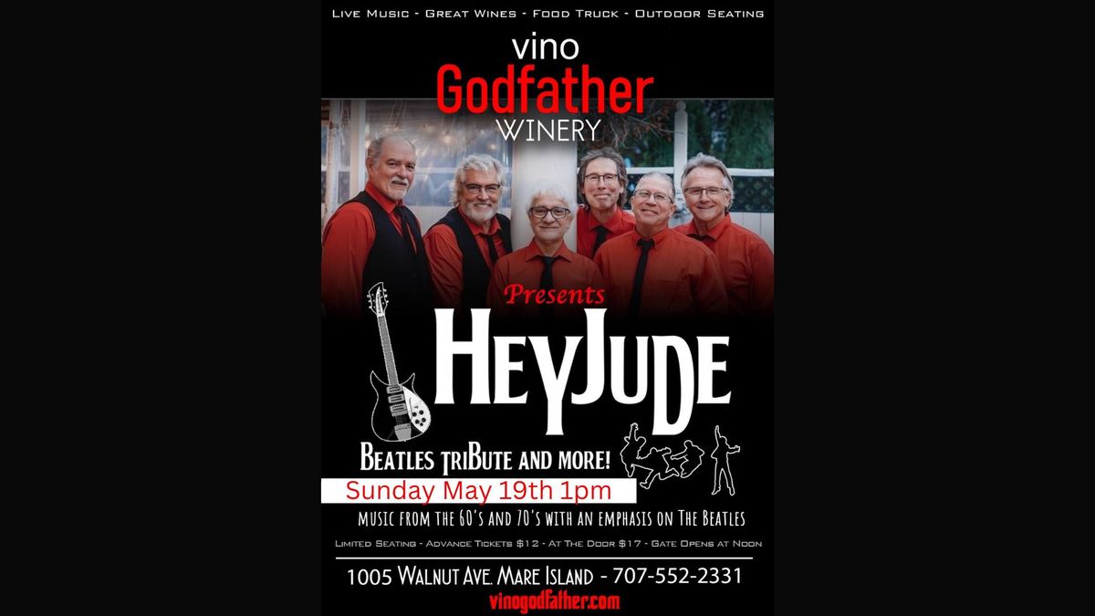 Hey Jude Beatles Tribute Band and More-Sunday May 19th 1pm