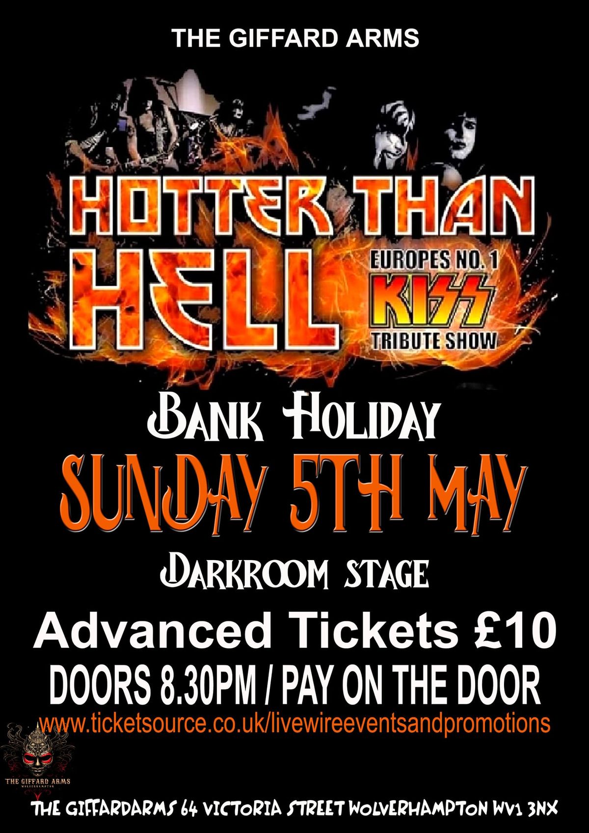 HOTTER THAN HELL Europe's No1 Kiss Tribute Band