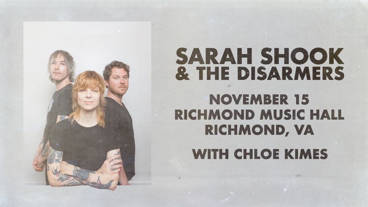 Sarah Shook & The Disarmers w\/ Chloe Kimes at Richmond Music Hall 11\/15\/24