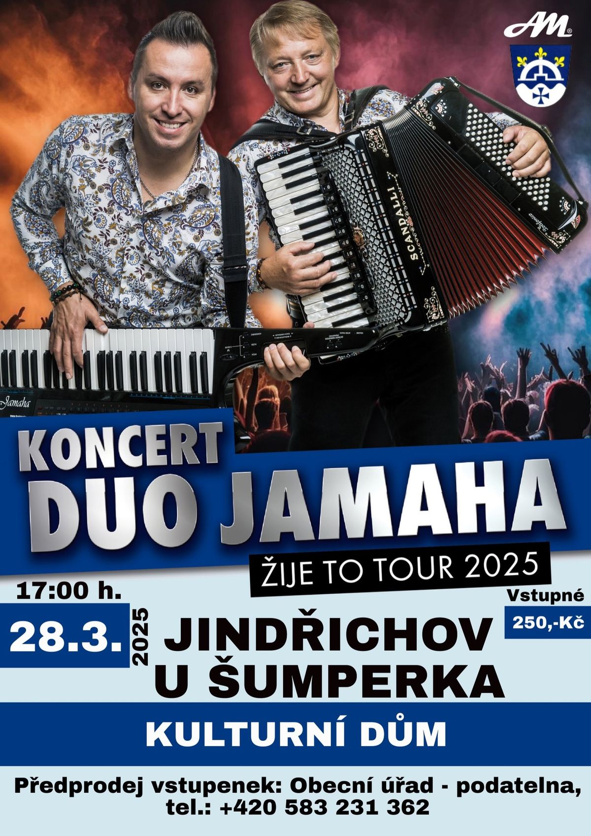 Koncert DUO JAMAHA Jind\u0159ichov u \u0160umperka 