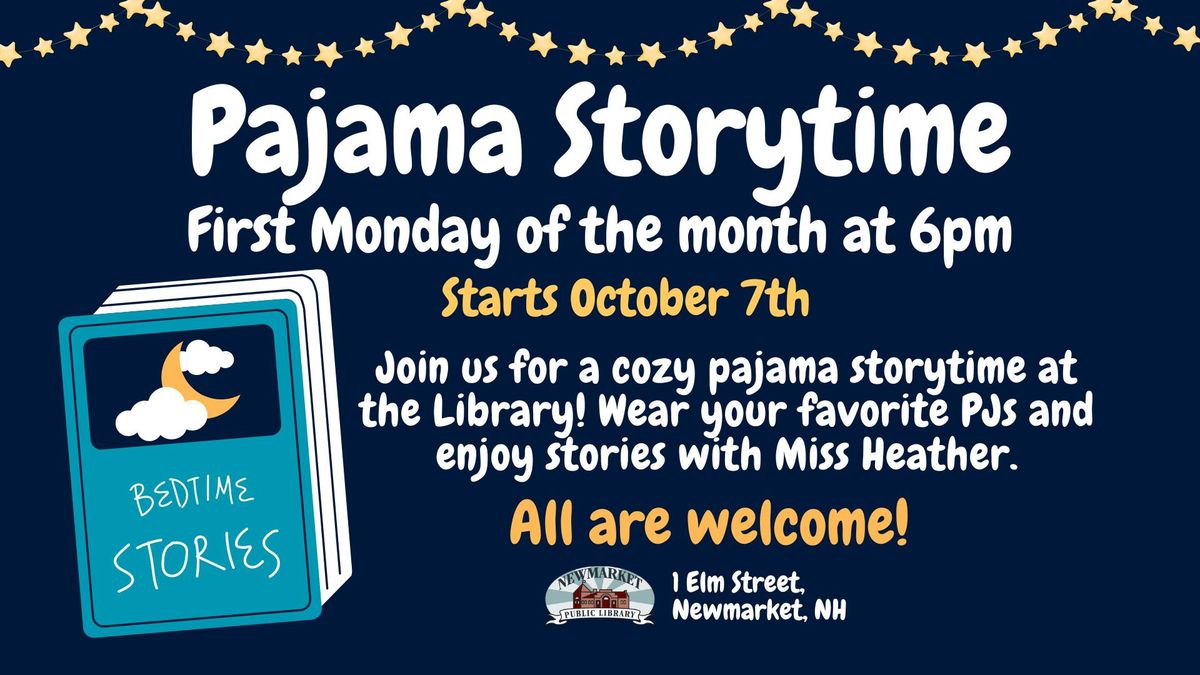 Pajama Storytime at the Newmarket Public Library 