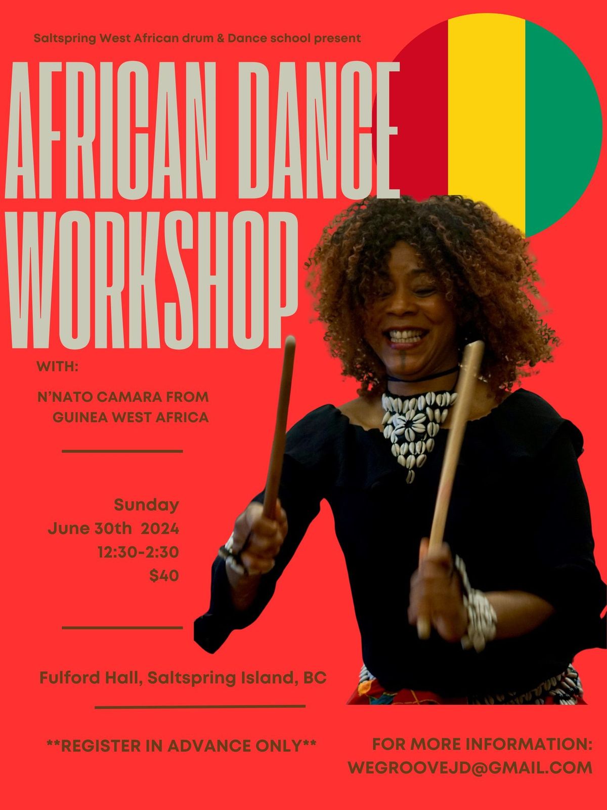 Maralagni Fare African dance workshop with N'Nato Camara 