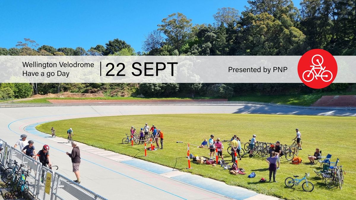 Have-a-go day with PNP at the Wellington Velodrome