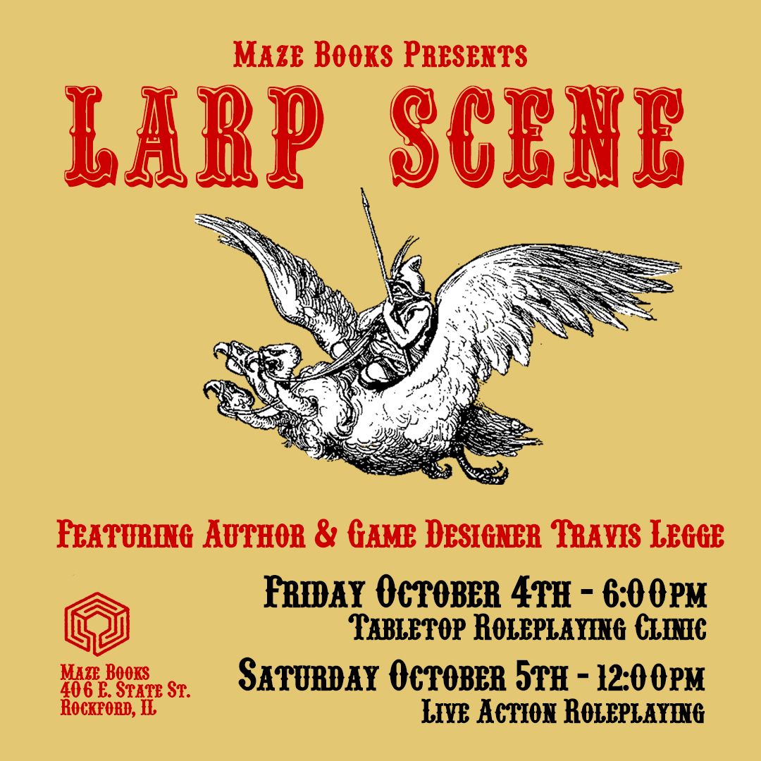 LARP Scene at Maze Books