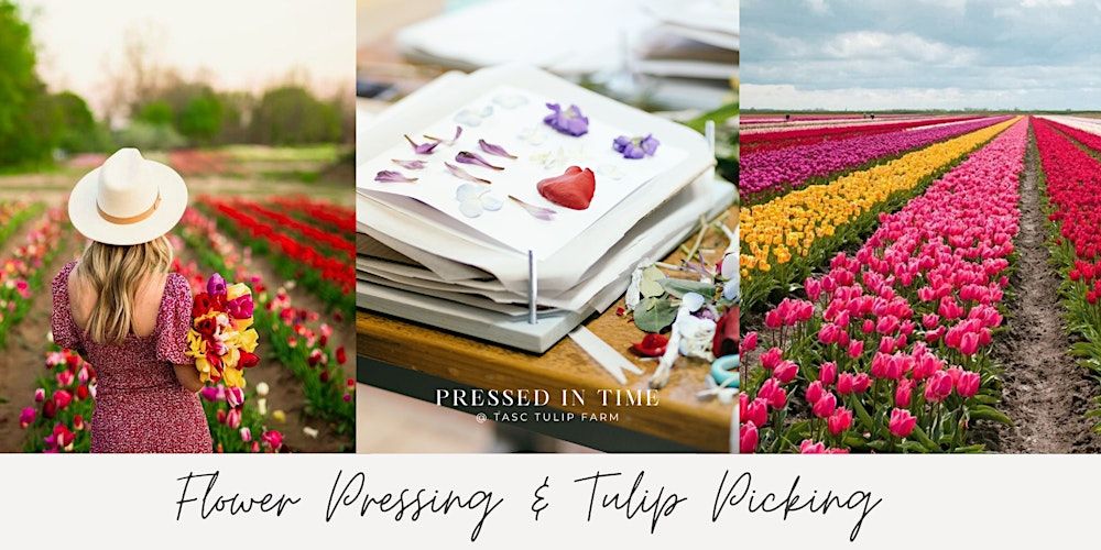 Flower Pressing Workshop @ TASC Tulip Farm