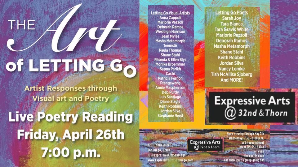 The Art of Letting Go: Live Poetry Reading & Open Mic