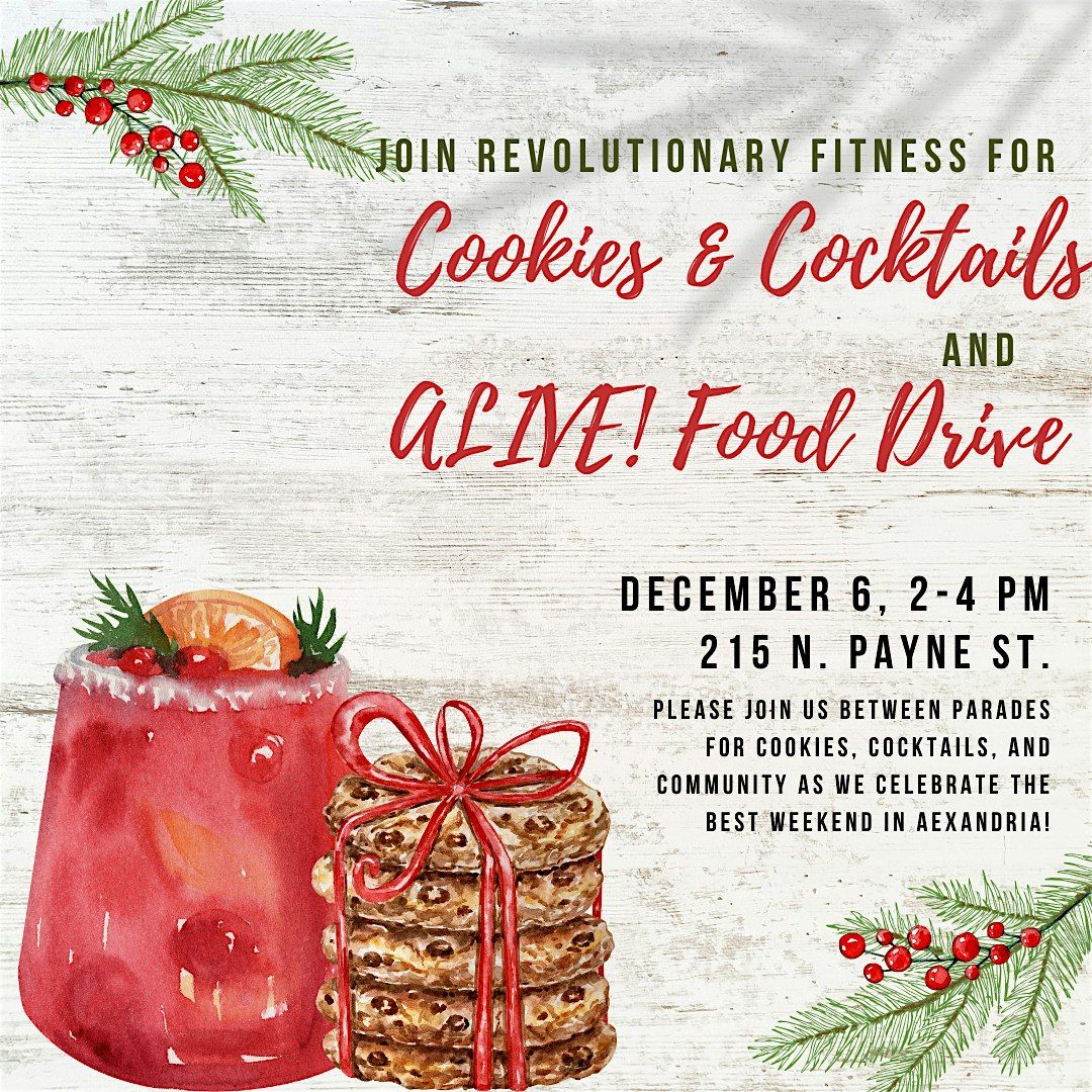 Cookies & Cocktails: A Holiday Party & Food Drive for ALIVE!