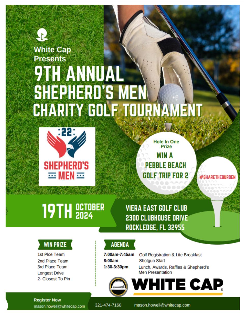 The 9th Annual Shepherd's Men Charity & Customer Appreciation Golf Tournament